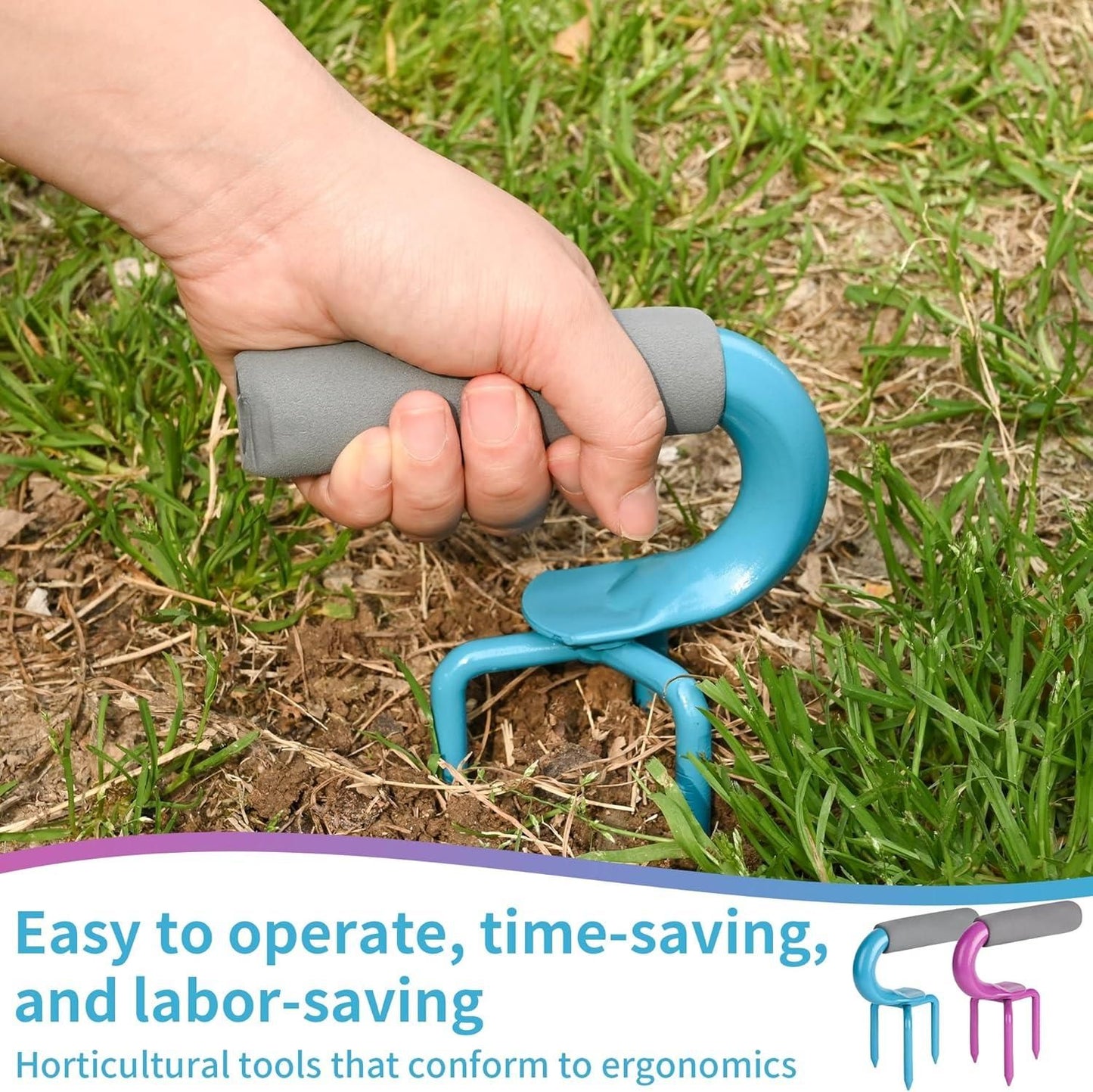 Soil Turning & Seeding Gardening Tool