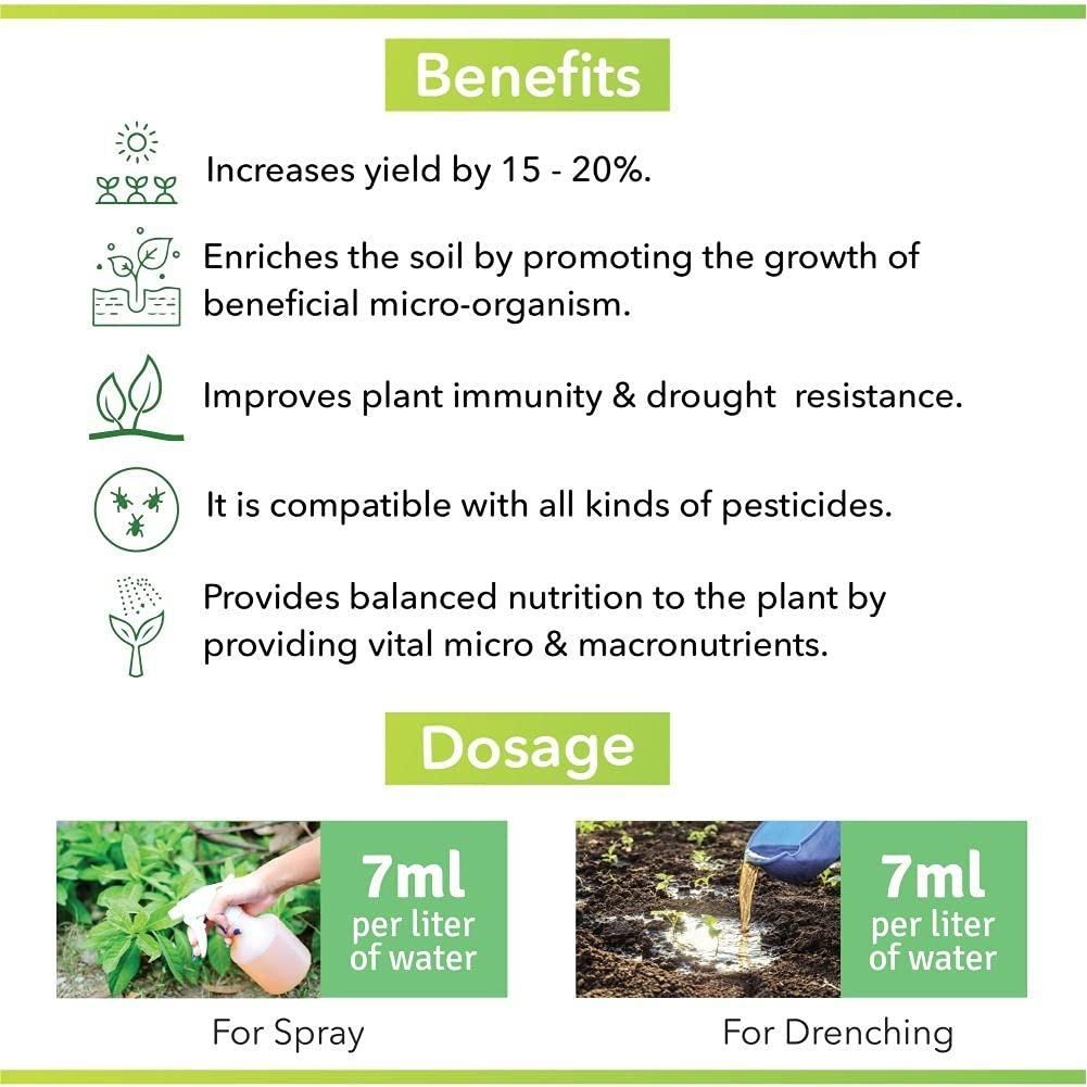 Plant Boost Biofertilizer for Plants, Flowers & Vegetables – 3 Bottles