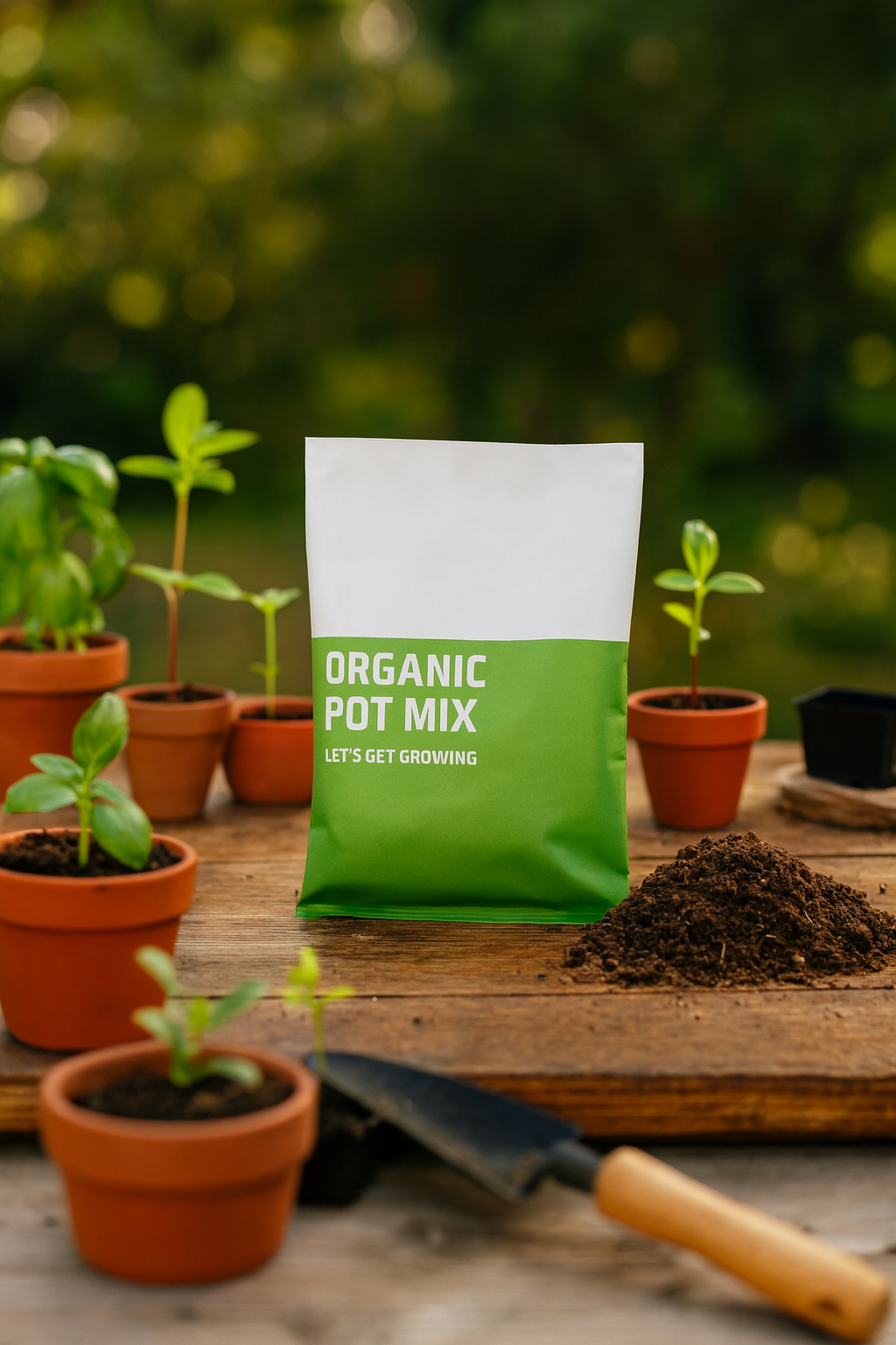 Organic Pot Mix (500gm) – Ready-to-Use Premium Soil for Faster Plant Growth | Indoor & Outdoor